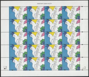 Fi. 4238  - Światowy Dzień Poczty - OPIS 