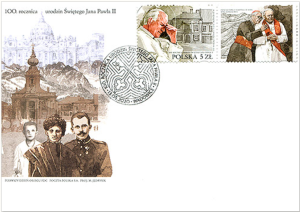 Fi. 5055 -FDC - 100. rocznica urodzin Świętego Jana Pawła II